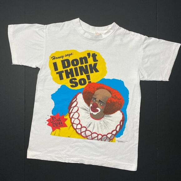 Vintage 1990 Stanley Desantis In living color tee.